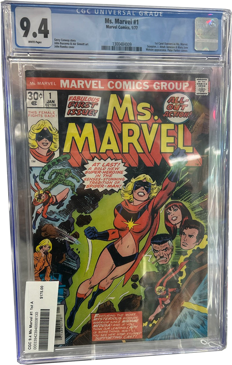 CGC 9.4 Ms Marvel #1 1st App