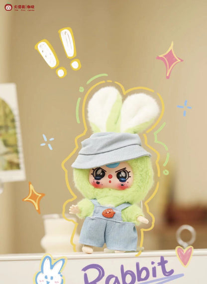 Baby Three V2 Rabbit Macaron Cute Bunny Plush Series Blind Box