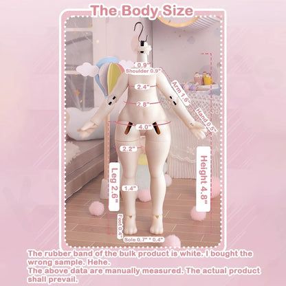 Moon Jumping Time Bunny Series 1/12 Action Figure BJD Blind Box