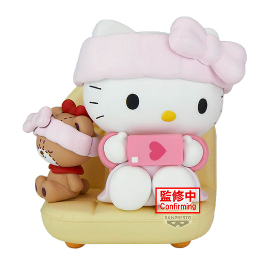 Sanrio Characters Nakayoshi Memories Relaxing Time at Home - Hello Kitty & My Melody - (A: Hello Kitty)