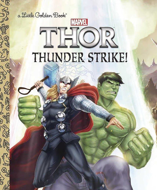 Mighty Thor Little Golden Book Thunder Strike 