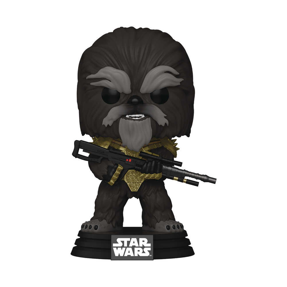 Pop Star Wars Book Of Boba Fett Krrsantan with Bg Vinyl Figure 