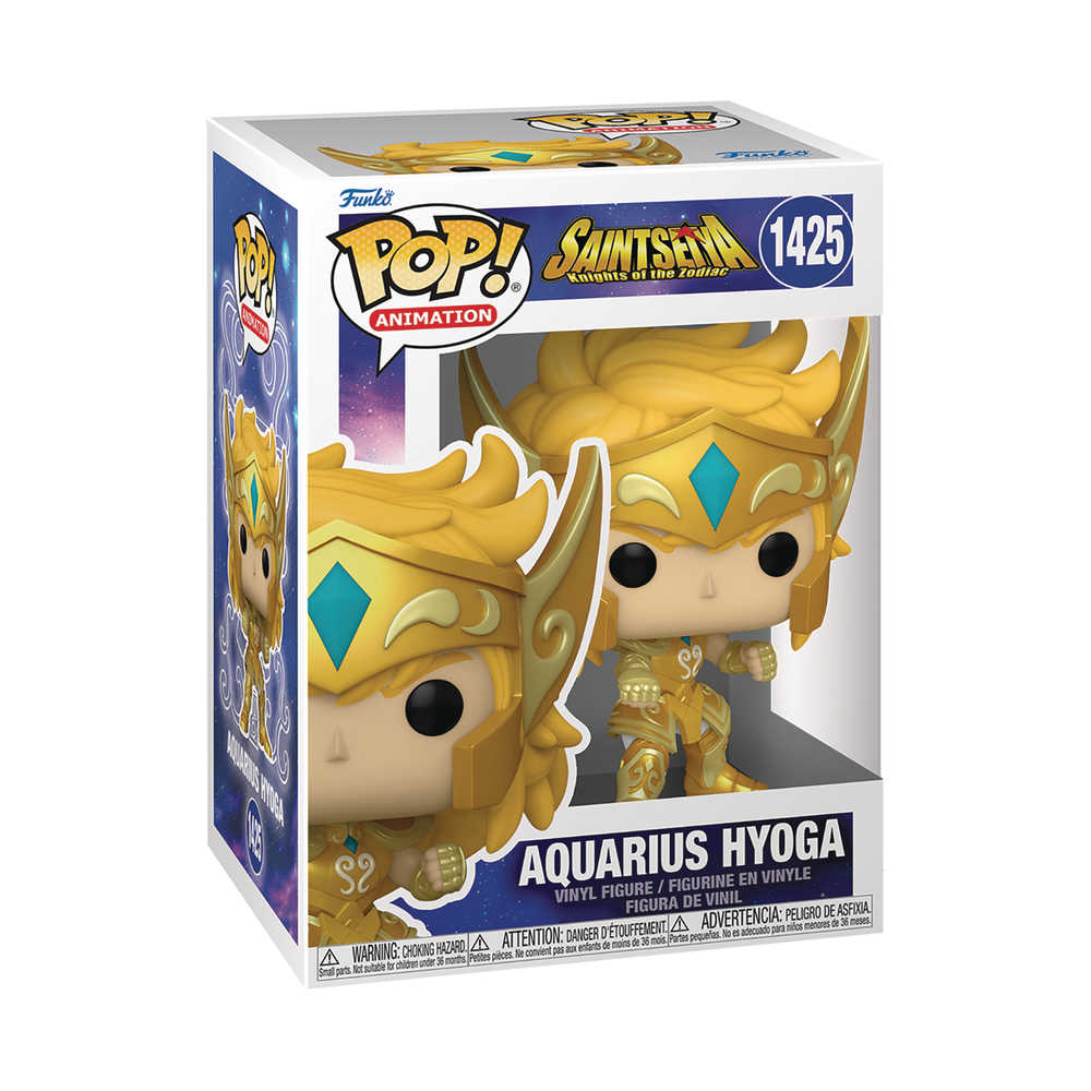 Pop Animation Saint Seiya Gold Hyoga Vinyl Figure 
