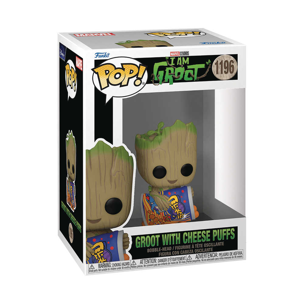 Funko Pop! I Am Groot: Groot with Cheese Puffs #1196