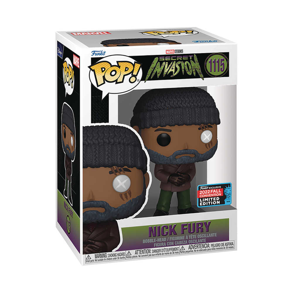 Pop Marvel Secret Invasion Nick Fury Vinyl Figure 