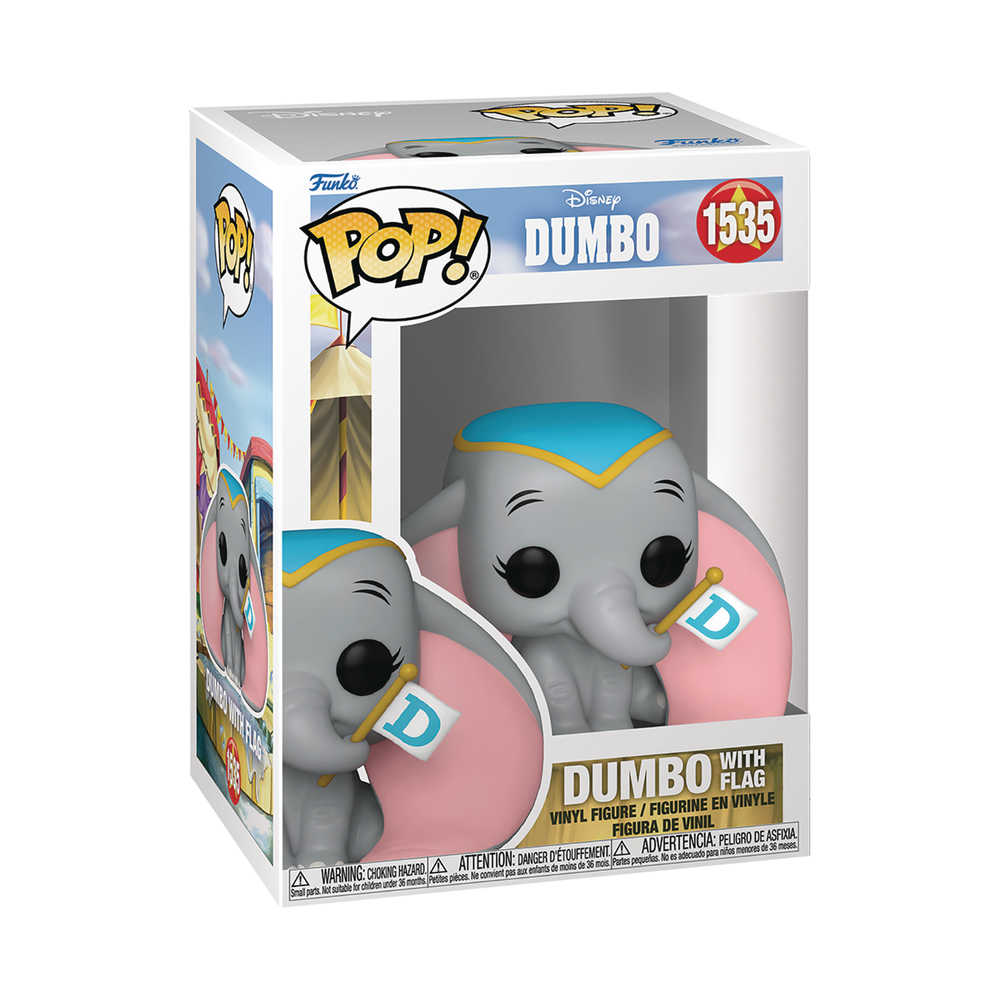 Pop Disney Dumbo Dumbo W Flag Figure