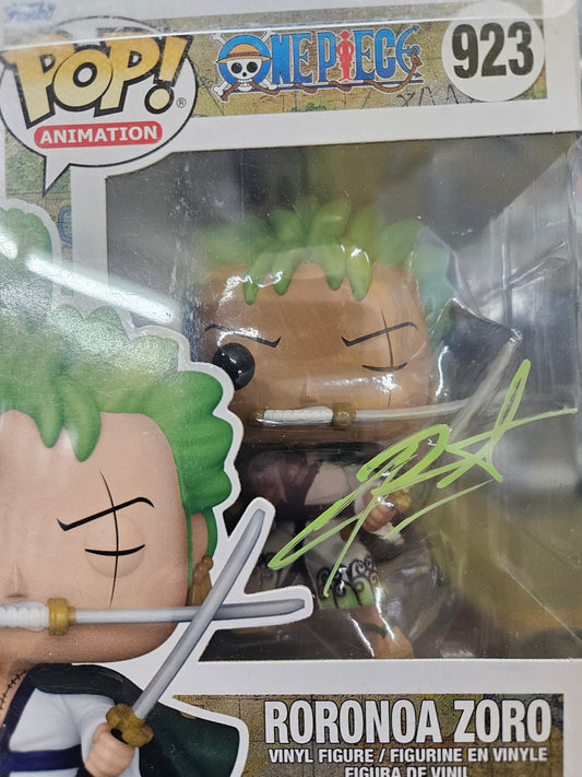 Pop Roronoa Zoro signed by Chris Sabat