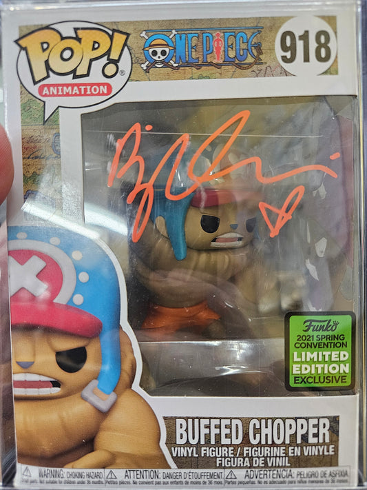 Pop Buffed Chopper Signed by Brina Palencia and remarked