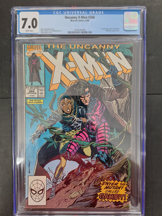 Uncanny X-Men #266 1st App Gambit CGC 7.0