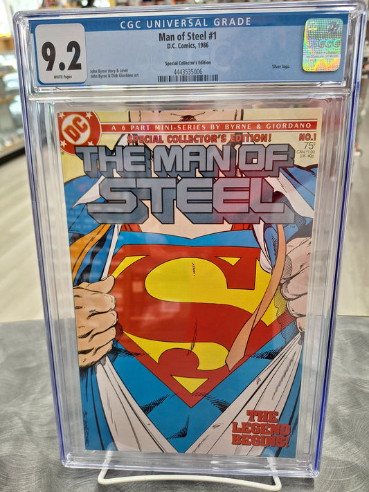 The Man of Steel #1 (Special Collector's Edition) CGC 9.2