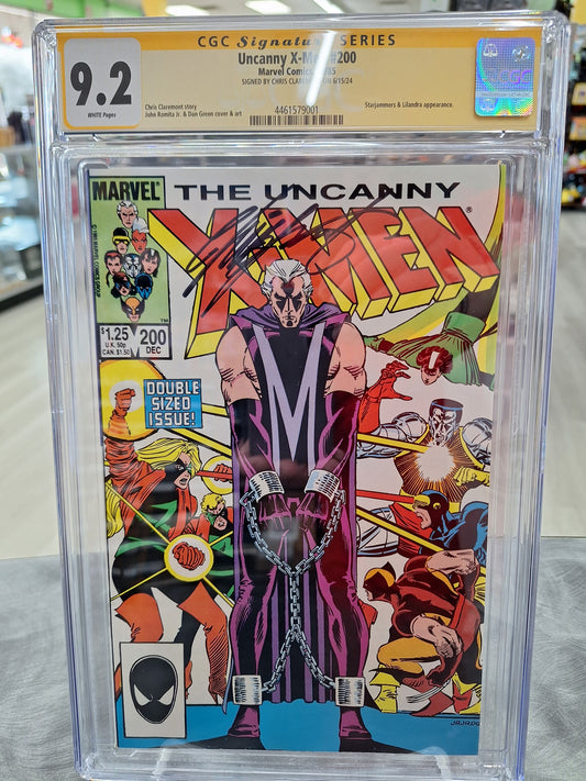 Uncanny X-Men #200 CGC 9.2 Signed Chris Claremont