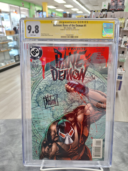 Batman: Bane of the Demon #1 CGC 9.6 Signed Graham Nolan