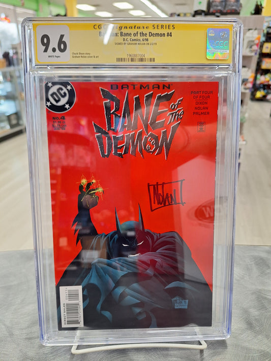 Batman: Bane of the Demon #4 CGC 9.6 Signed Graham Nolan