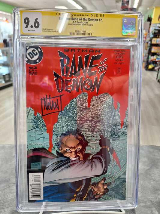 Batman: Bane of the Demon #2 CGC 9.6 Signed Graham Nolan