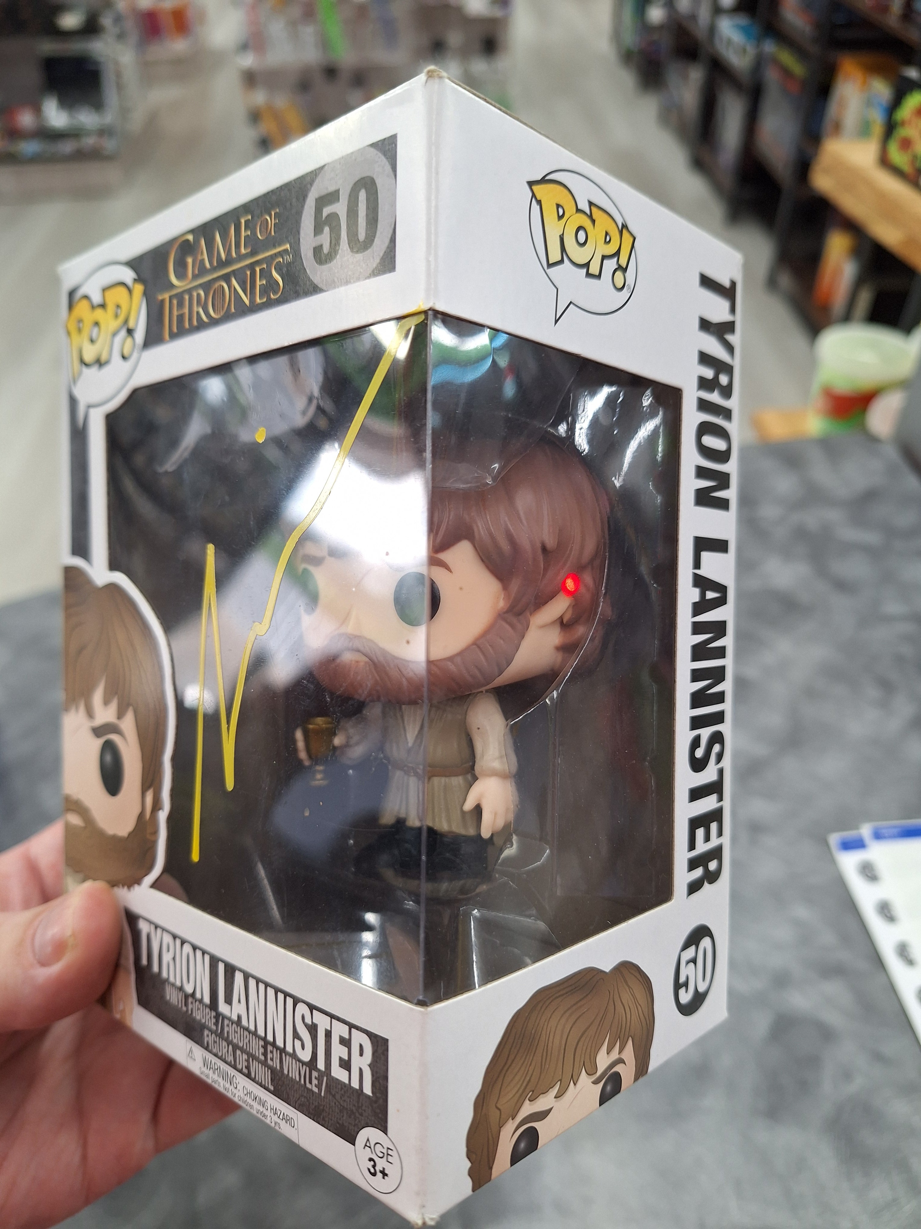 Funko Pop! Vinyl: GoT Tyrion Lannister #50 - Signed Peter Dinklage
