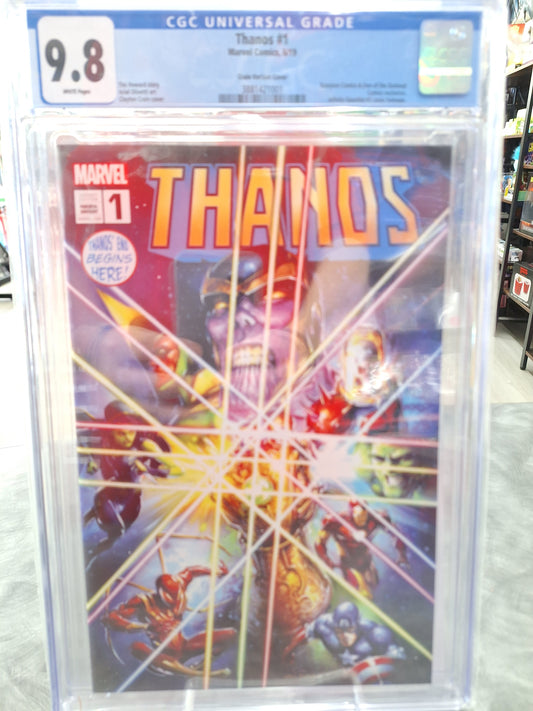 Thanos #1 CGC 9.8 Crain Variant Cover