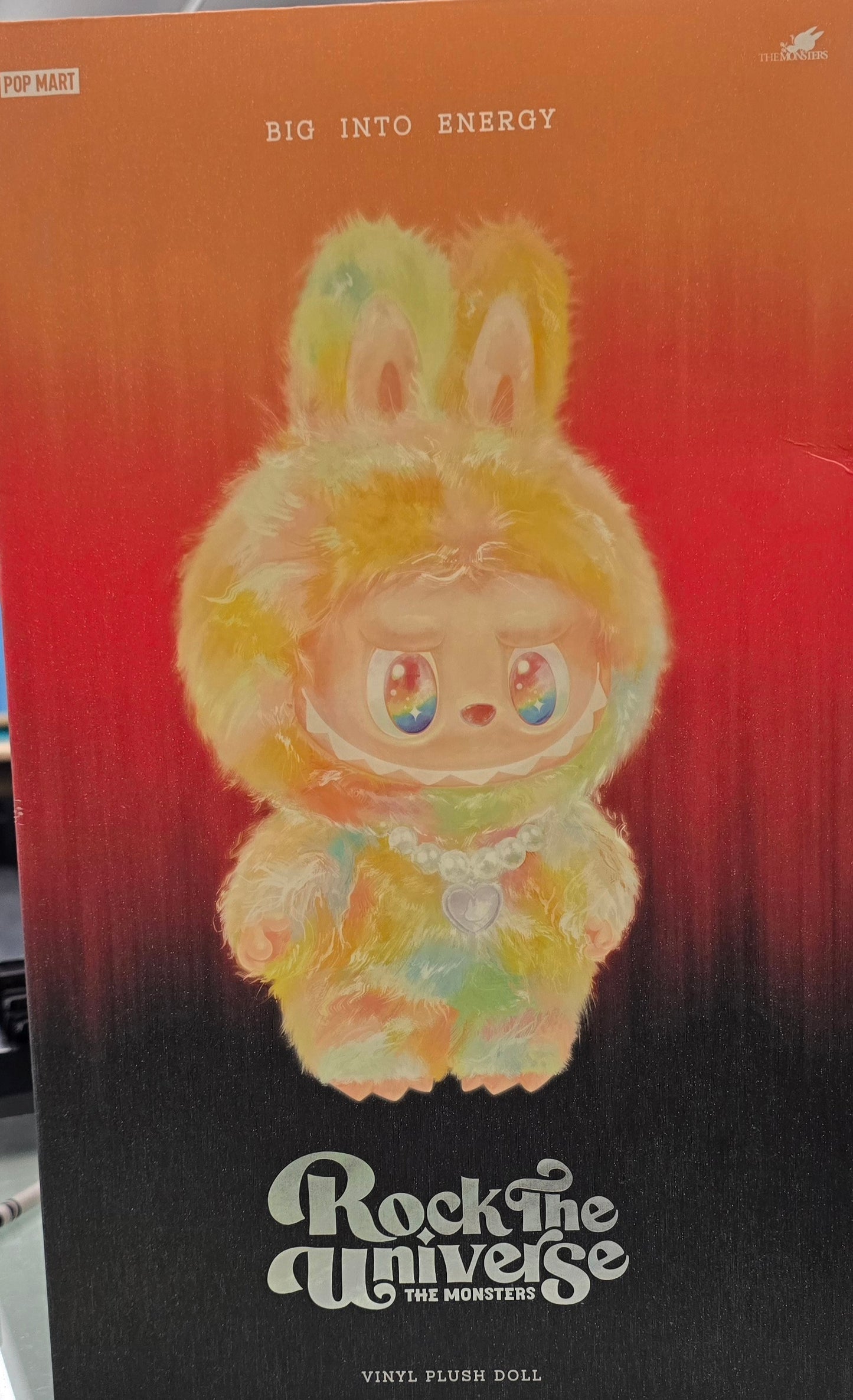 Pop Mart Big Into Energy - Rock the Universe The Monsters Vinyl Plush Doll - LARGE