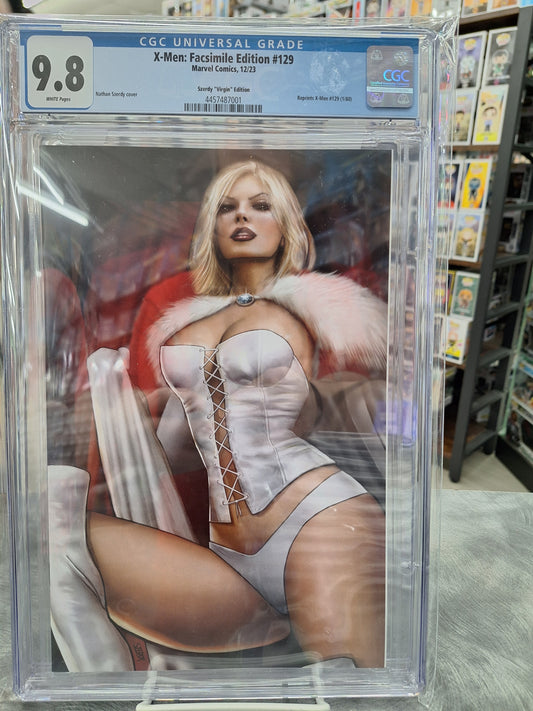 X-Men #129 Facsimile Snerdy Virgin Variant CGC 9.8