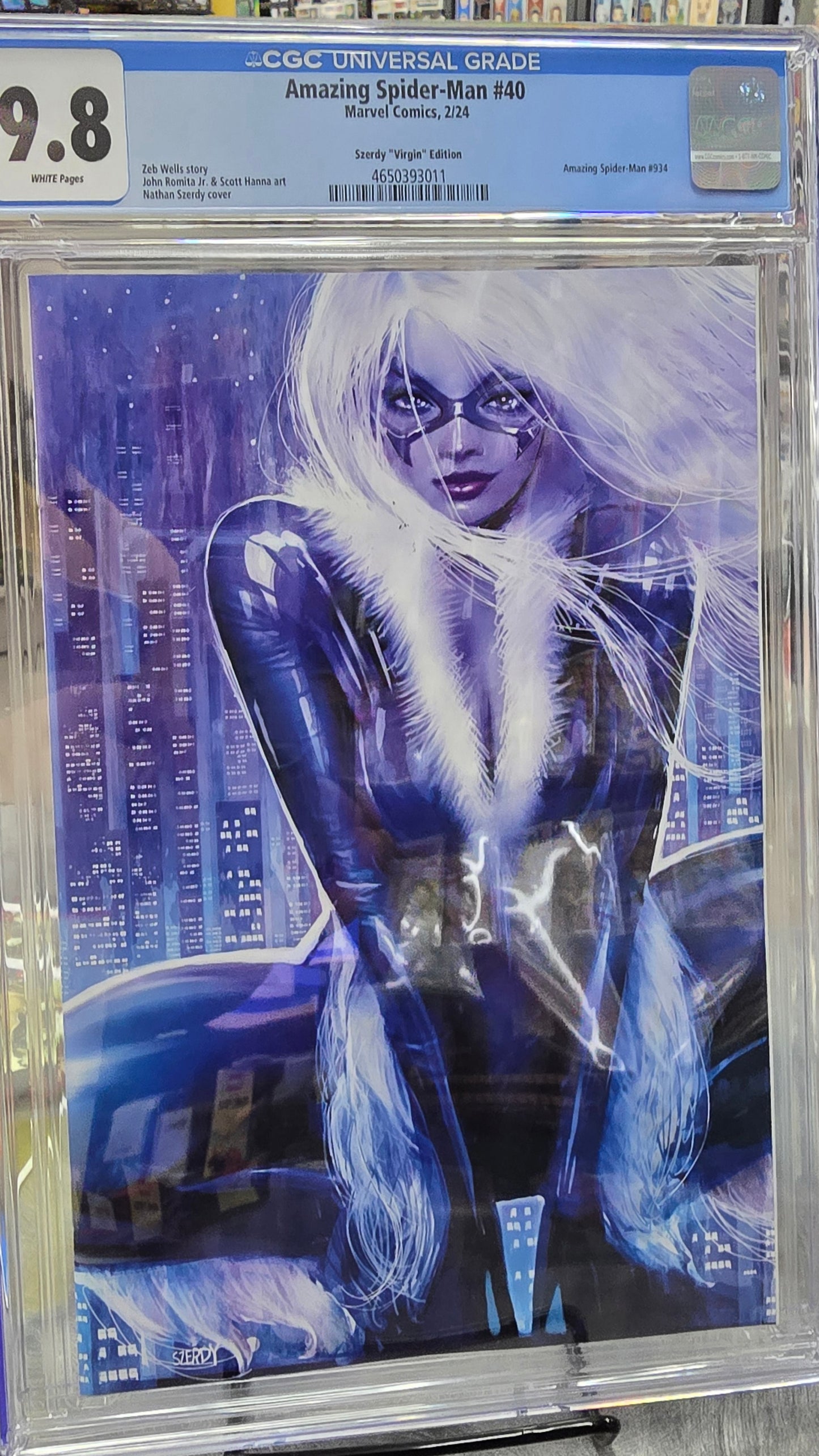 Amazing Spider-Man #40 Nathan Szerdy Virgin CGC9.8