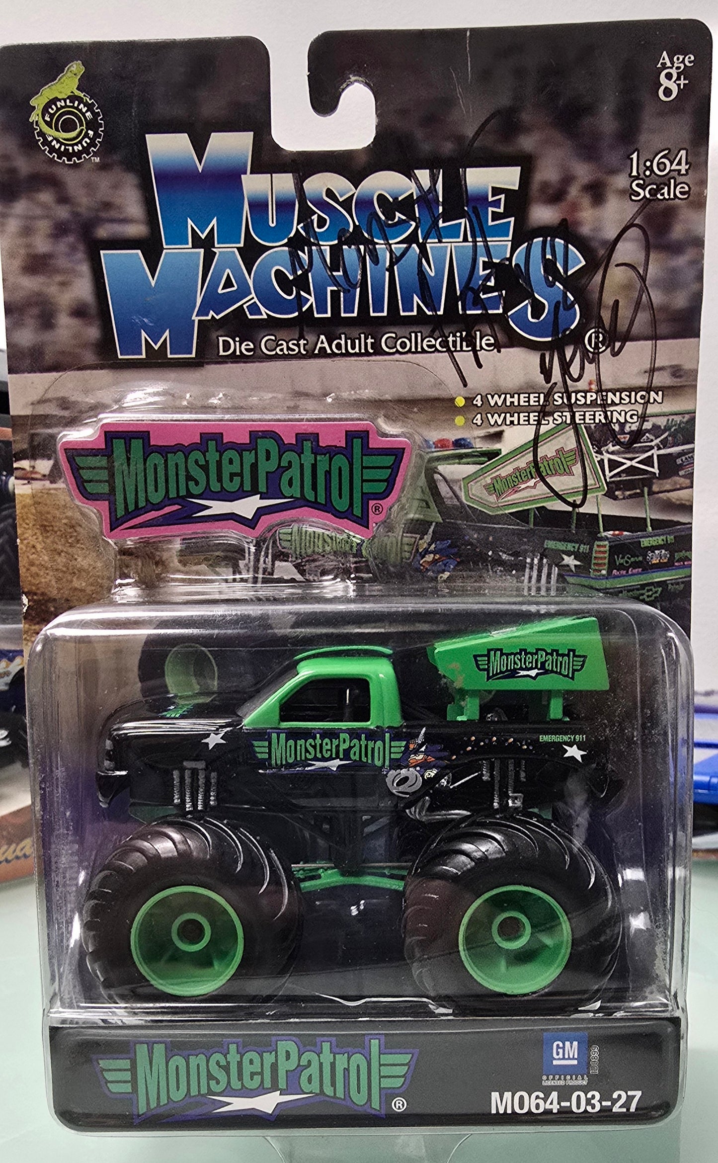 Muscle Machines Die Cast Monster Patrol M064-03-27 Signed Shafer