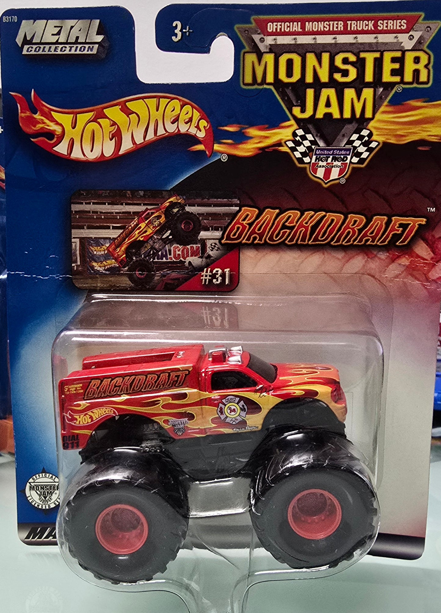 Hot Wheels Monster Jam Backdraft #31 2002