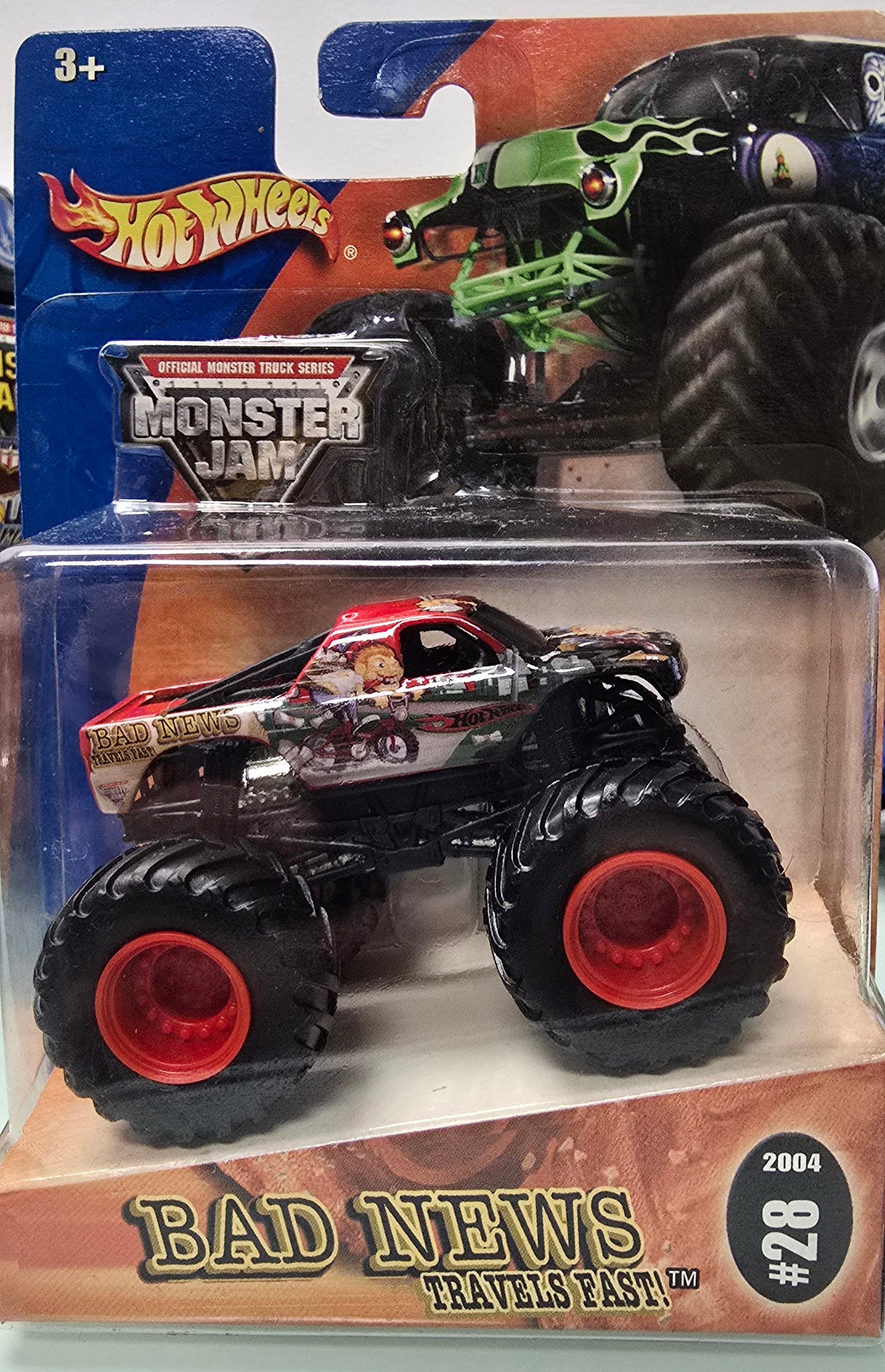 Hot Wheels Monster Jam Bad News Travels Fast 2004 #28