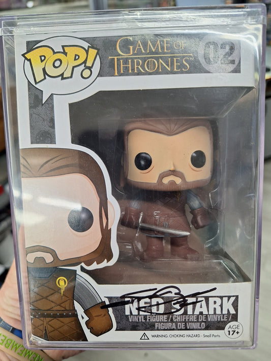 Funko Pop! Ned Stark #02 - Signed by Sean Bean