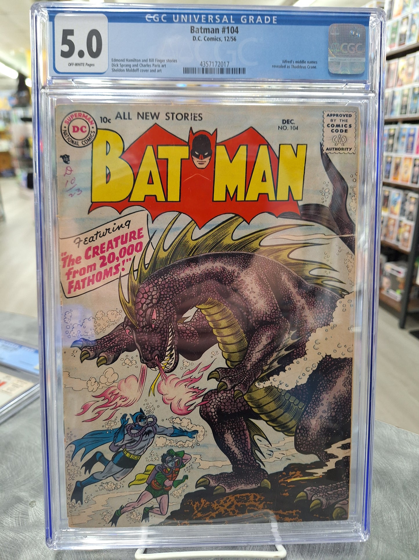 Batman #104 - CGC 5.0