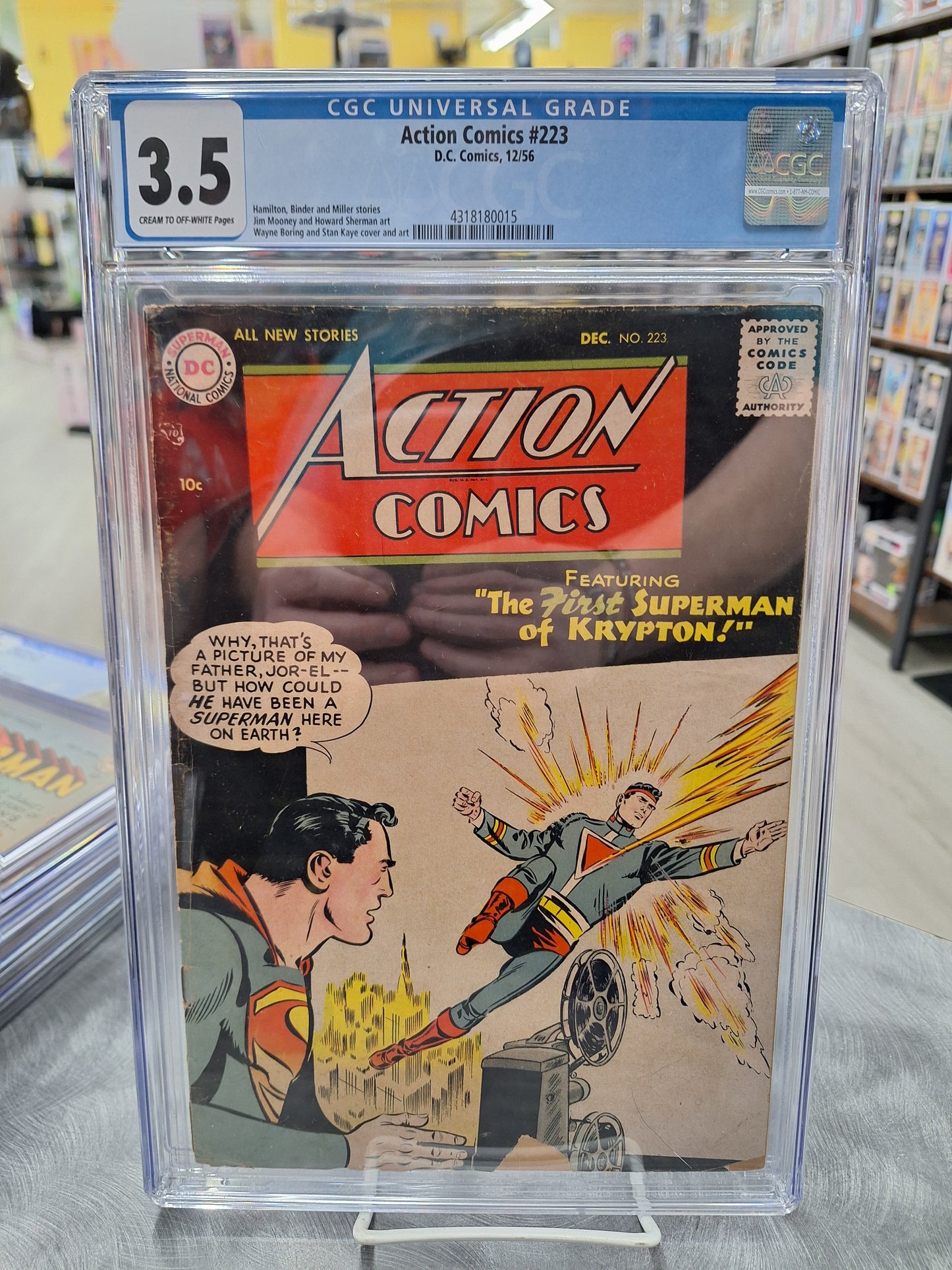 Action Comics #223 - CGC 3.5