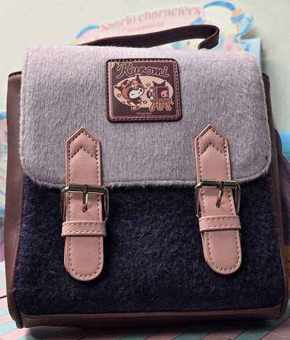Sanrio Retro Teddy Bear Series Soft Plush Backpack (Kuromi)