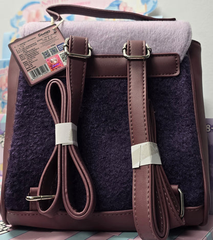 Sanrio Retro Teddy Bear Series Soft Plush Backpack (Kuromi)