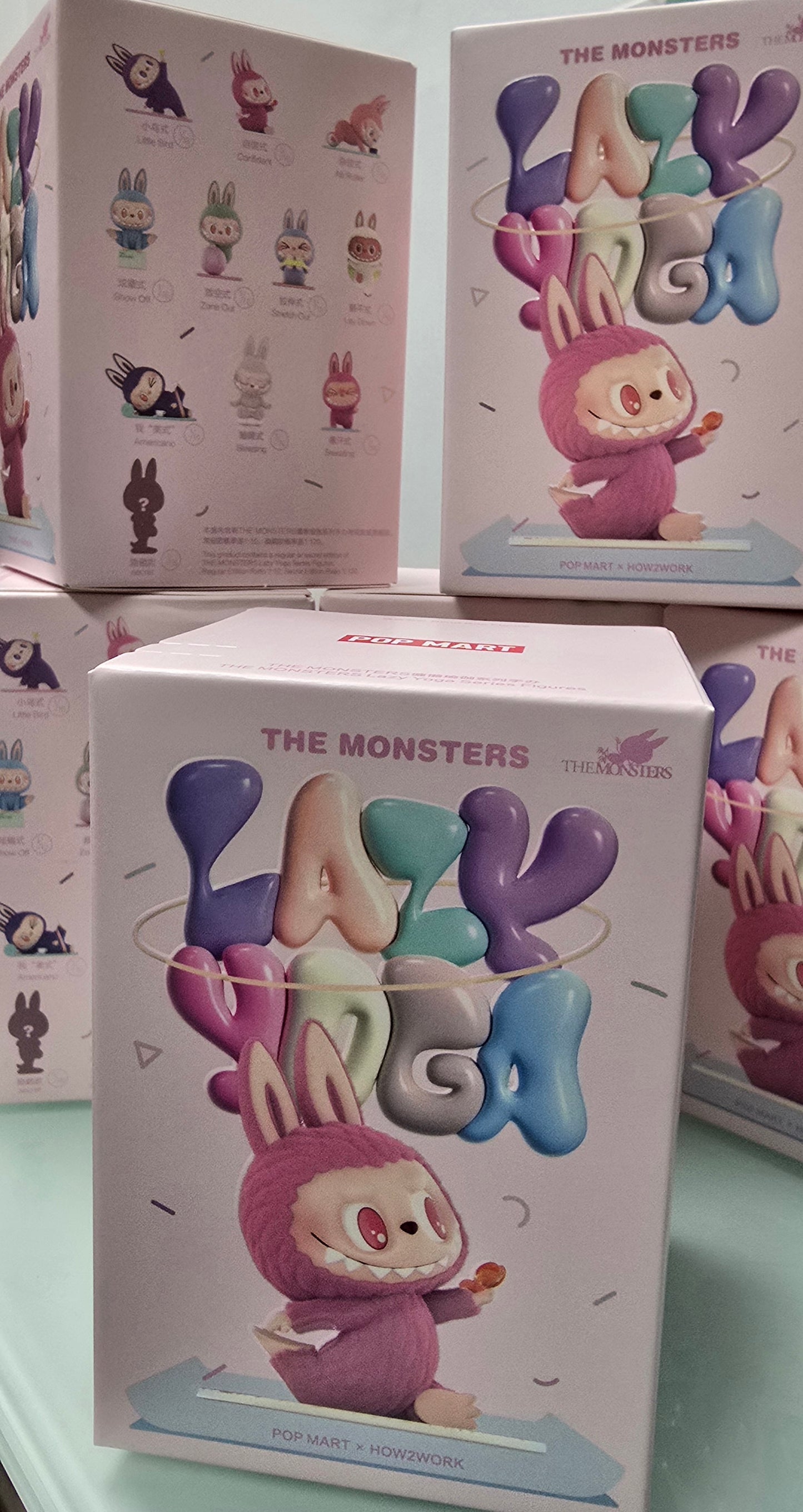 Labubu THE MONSTERS Lazy Yoga Series Figures
