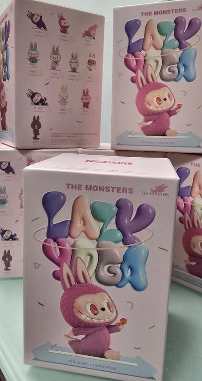 Labubu THE MONSTERS Lazy Yoga Series Figures