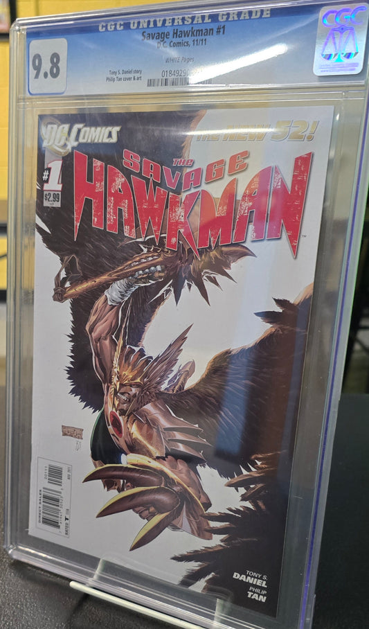 Savage Hawkman #1  - Philip Tan Cover CGC 9.8