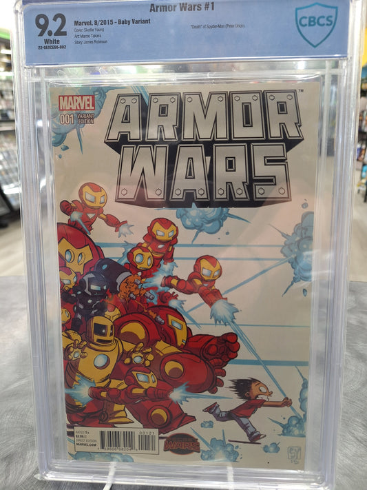 Armor Wars #1 - CBCS 9.2 - Skottie Young Variant