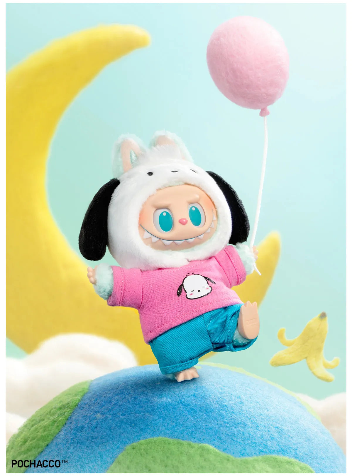 THE MONSTERS × Hello Kitty and Friends Series-Vinyl Plush Pendant Blind Box