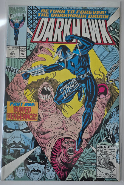 Darkhawk #21-25 Set Signed by Manley