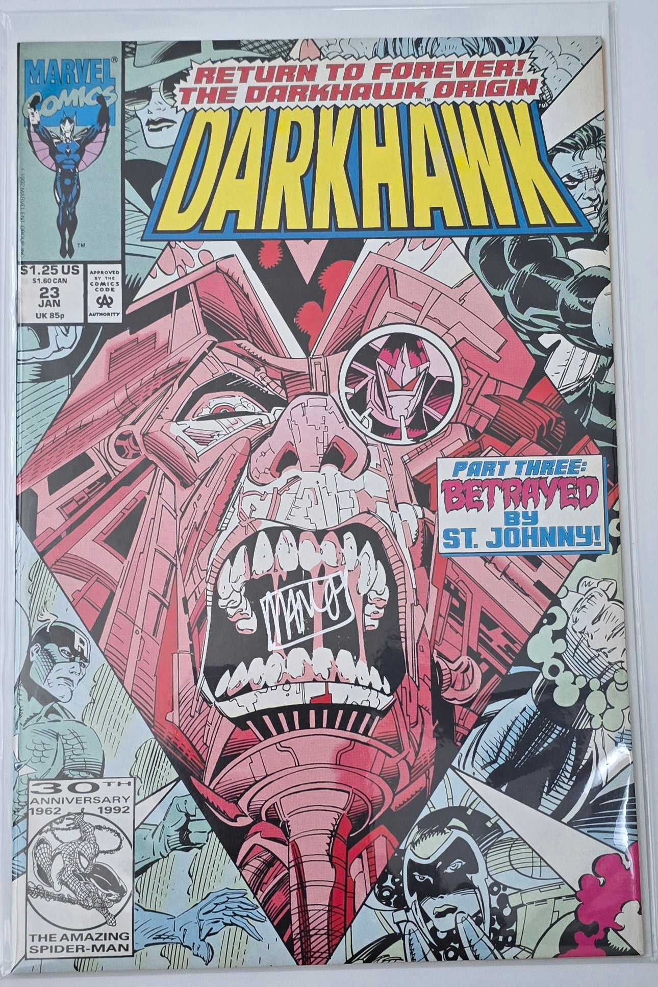 Darkhawk #21-25 Set Signed by Manley