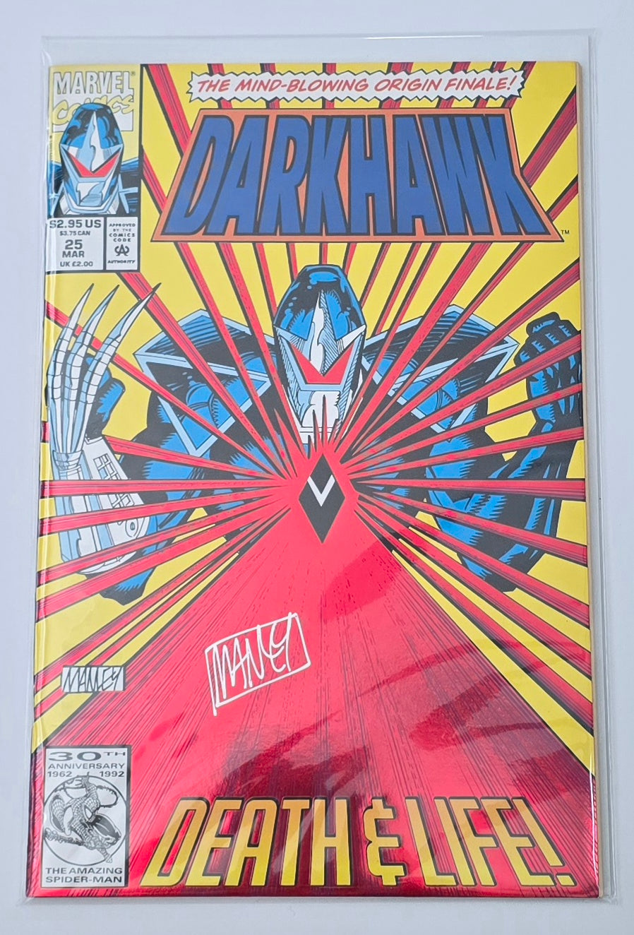 Darkhawk #21-25 Set Signed by Manley