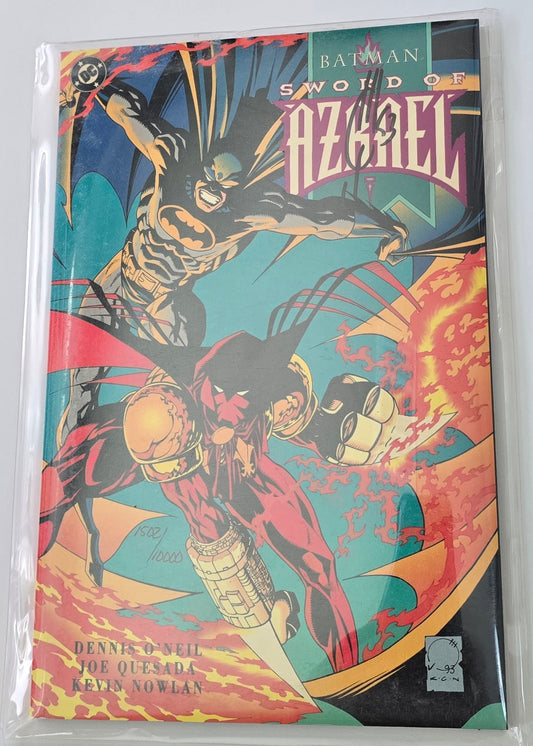 Batman: Sword of Azrael Graphic Novel Signed Joe Quesada 1502/10000