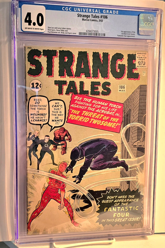 Strange Tales #106 1963 CGC 4.0