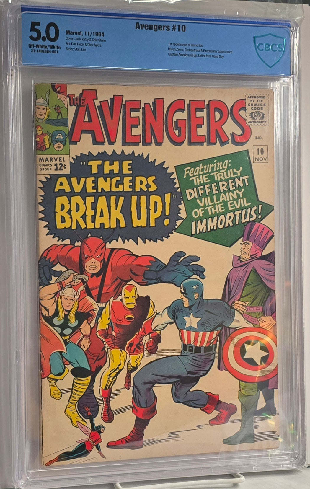 Avengers #10 (1964) CBCS 5.0