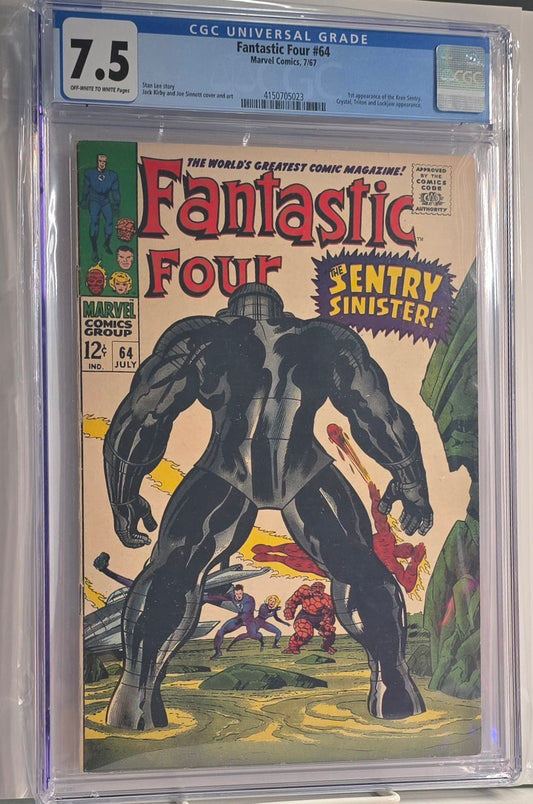 Fantastic Four #64 (1967) CGC 7.5