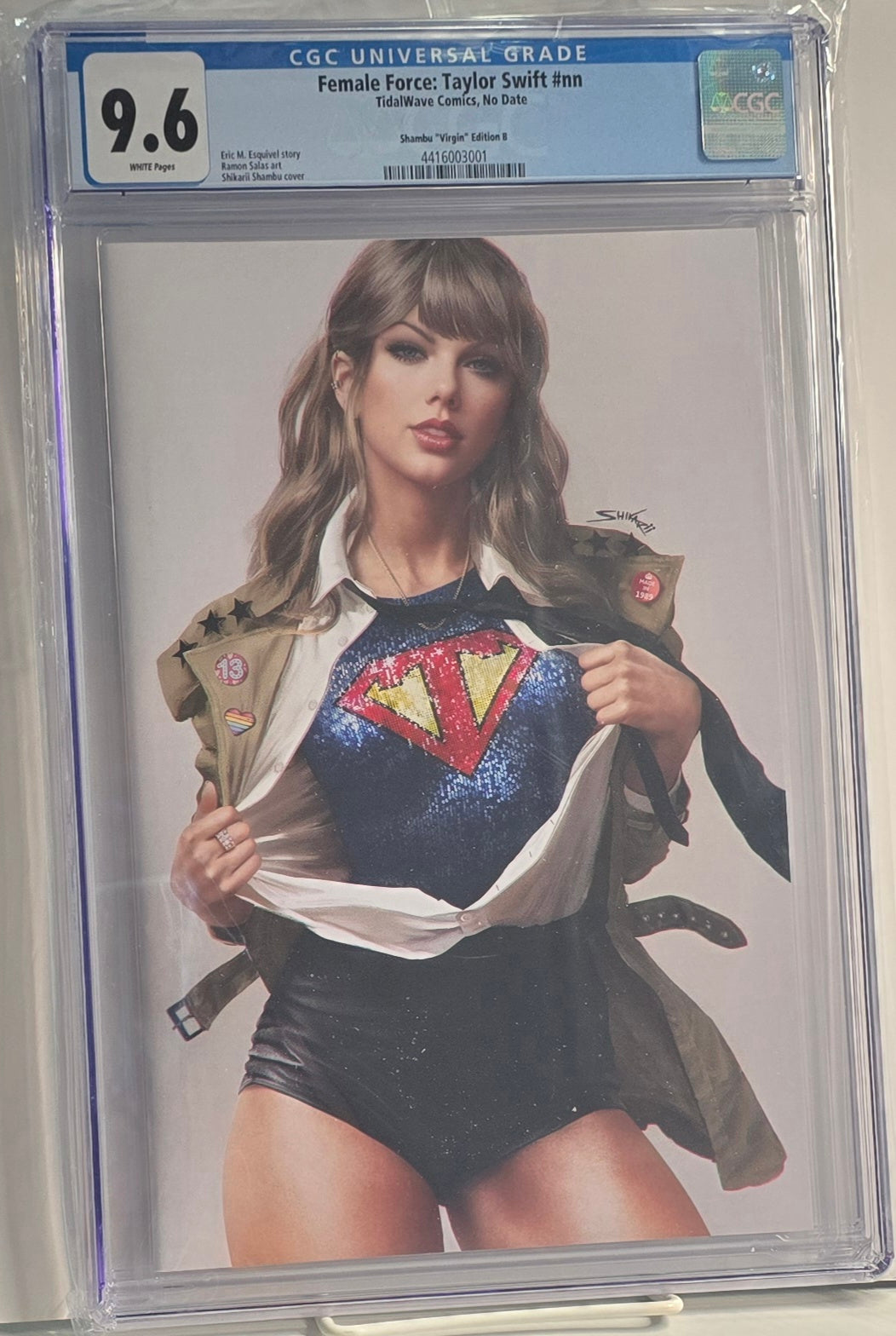 Female Force: Taylor Swift #nn Virgin Edition B CGC 9.6