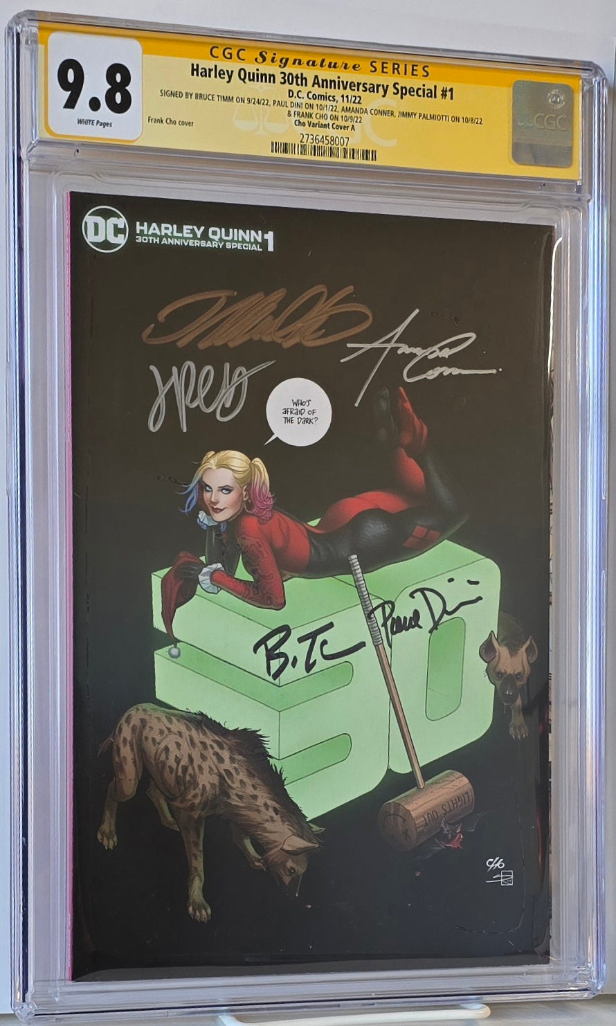 Harley Quinn 30th Anniversary Special #1 Cho Variant CGC SS 9.8 - 5 signatures