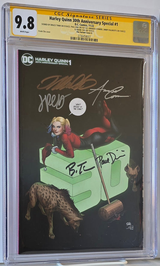 Harley Quinn 30th Anniversary Special #1 Cho Variant CGC SS 9.8 - 5 signatures