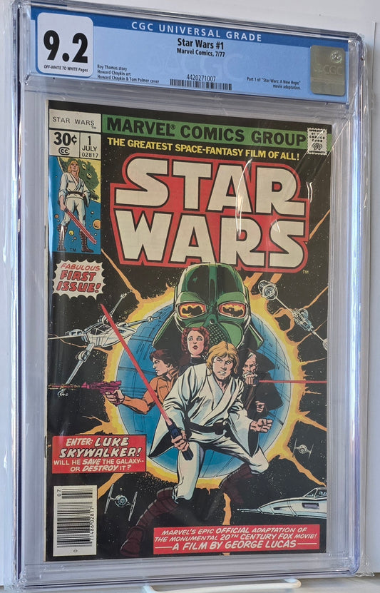 Star Wars #1 1st Print 1977 CGC 9.2