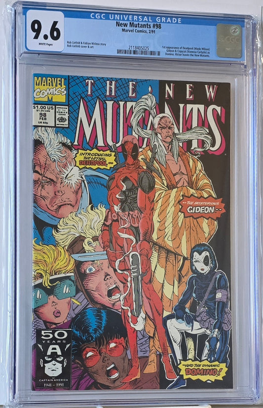 The New Mutants #98 1st Deadpool (1991) CGC 9.6
