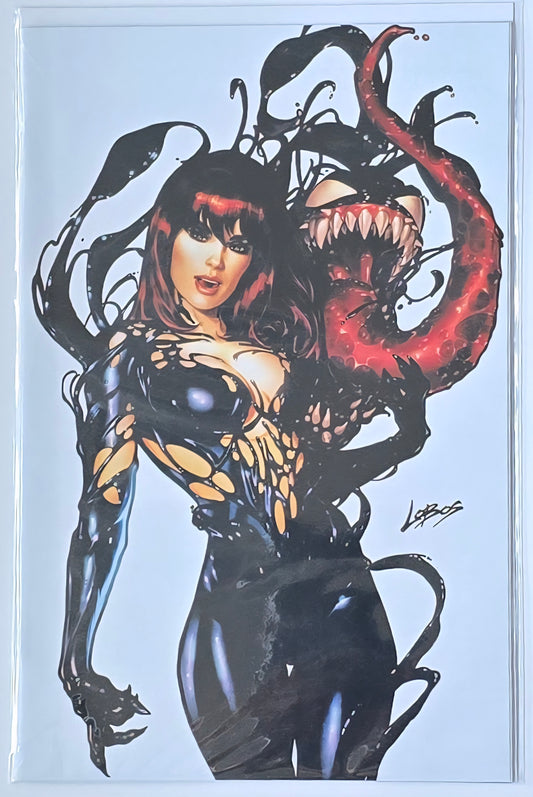 AMAZING SPIDER-MAN #21 EXCLUSIVE LOBOS VENOMIZED MJ VIRGIN