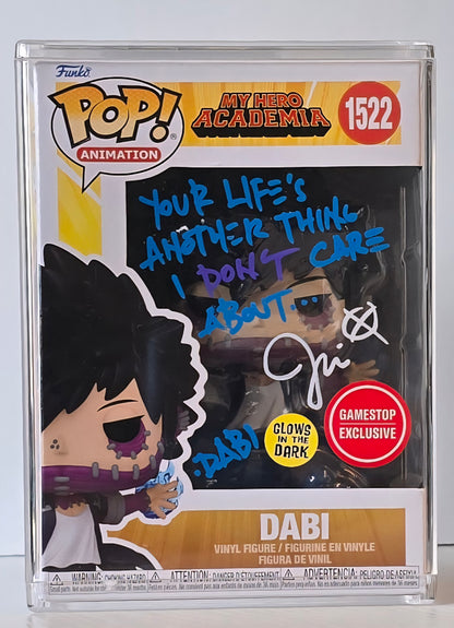 Funko Pop! Animation: MHA - DABI #1522 Signed by Ernesto Jason Liebrecht